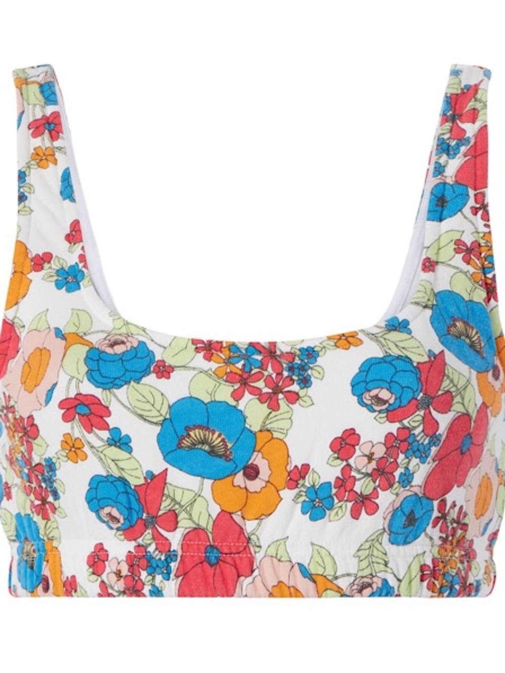Sincerely Jules x Bandier Crop Floral Tank